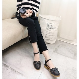 Giày oxford nơ đục