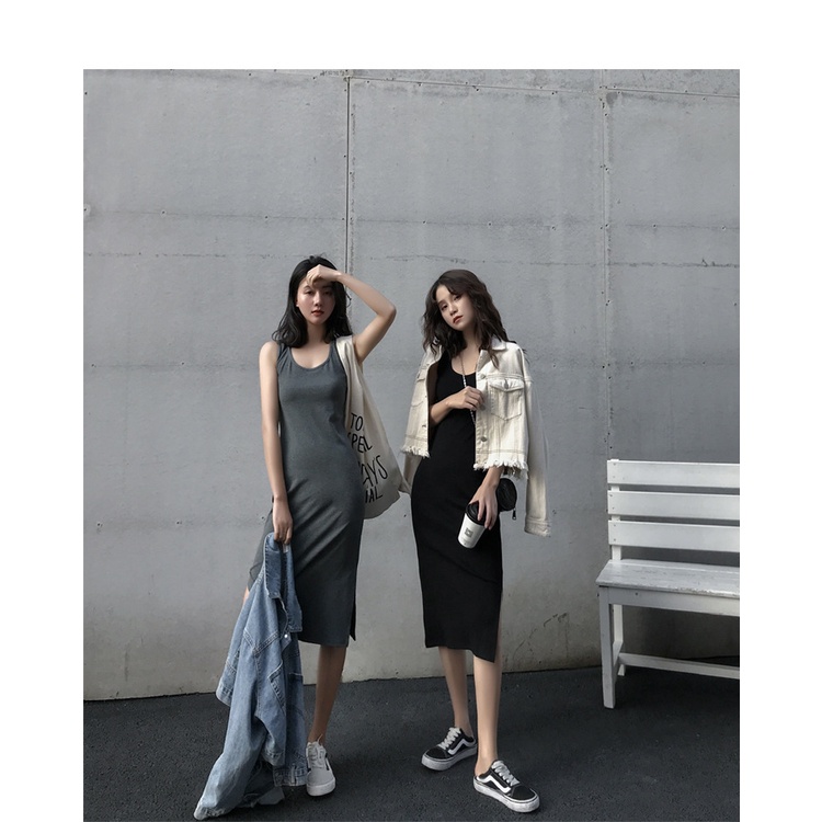 Váy nữ Quảng Châu, đầm nữ phong cách sexy dễ thương D007