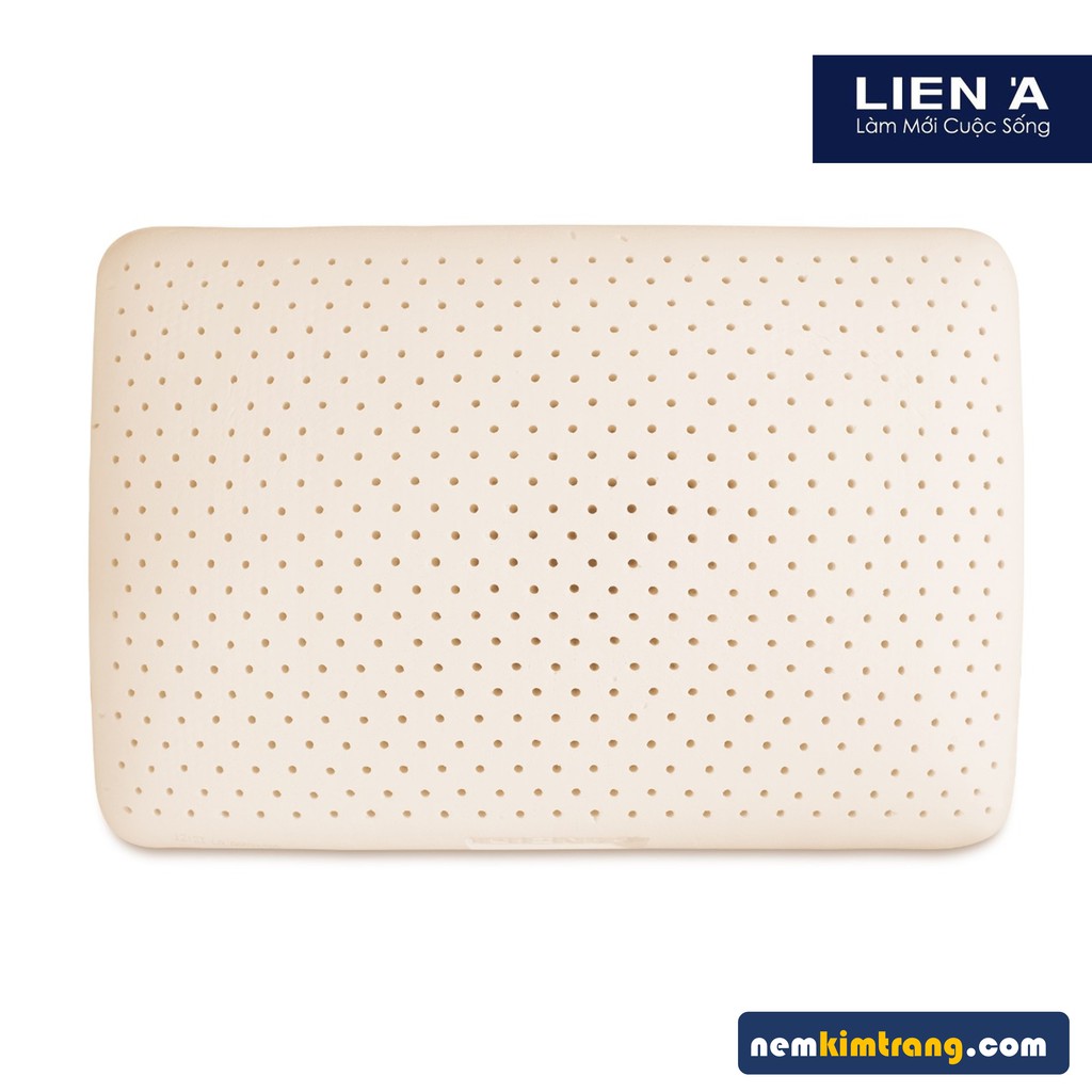 [Mã LIFEBK1T giảm 8% tối đa 1 Triệu đơn 500k] Gối cao su Liên Á Oval Liên Á 45x65x13 cm - CHÍNH HÃNG