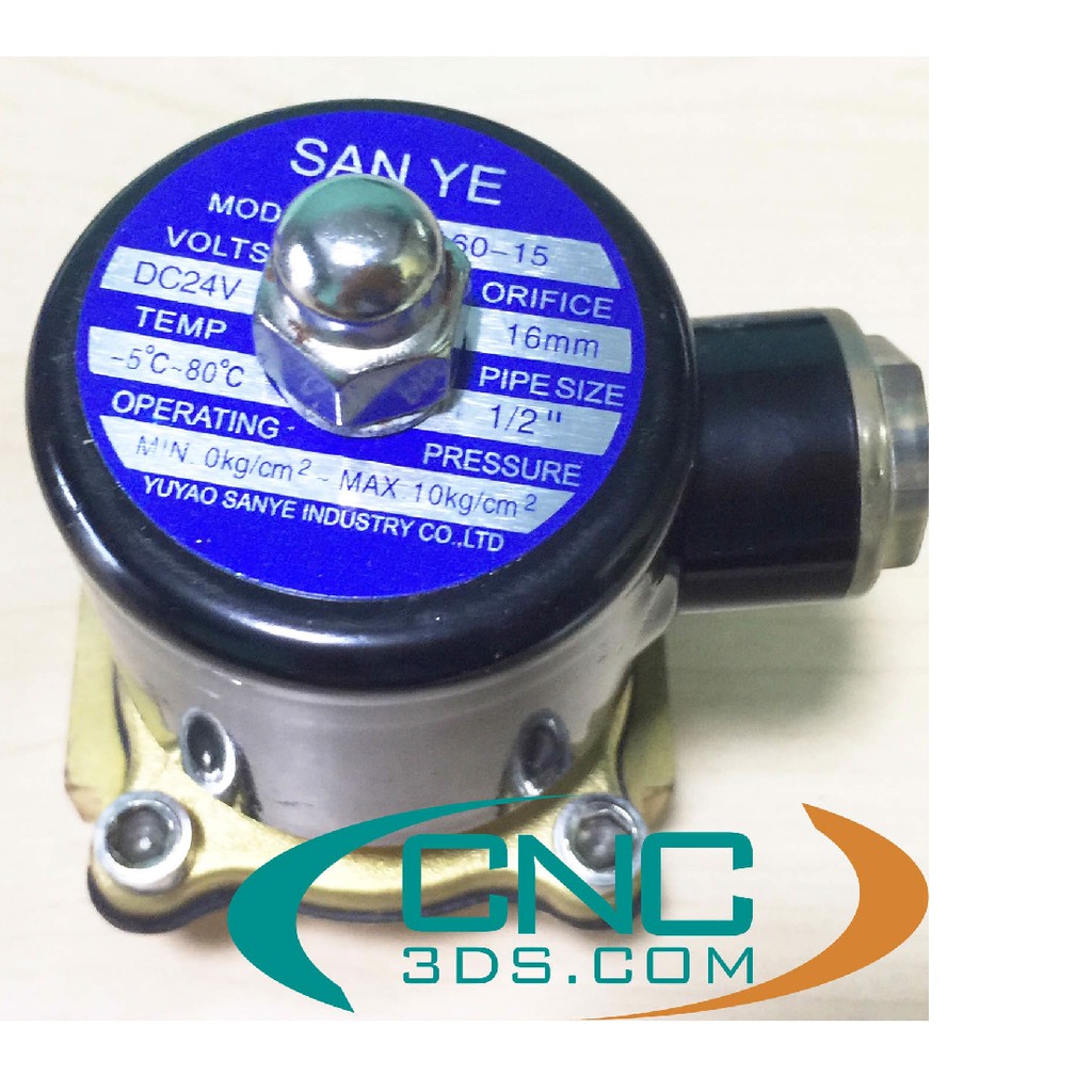 Van Điện Từ Nước Khí 2W-160-15 Điện 220VAC, 24VDC