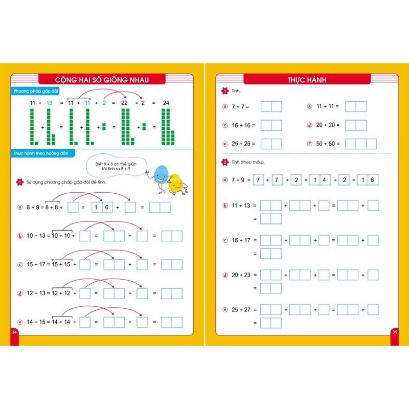 Sách - Bộ 2 Quyển Rèn Kĩ Năng Tính Nhanh Tính Nhẩm, Cộng Trừ Trong Phạm Vi 100