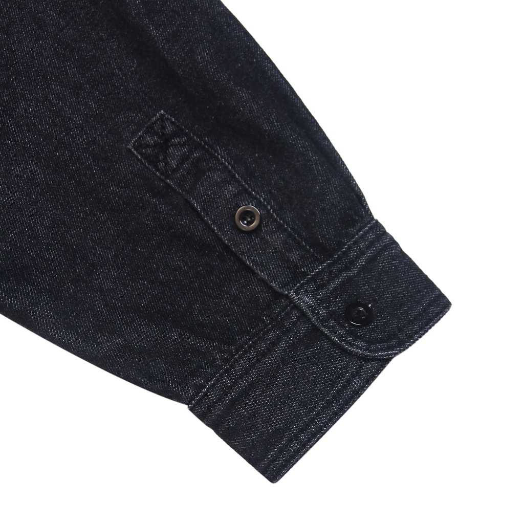 ÁO SƠ MI RÁCH TAY DÀI LIDER STEVE RIPPED DENIM SHIRT