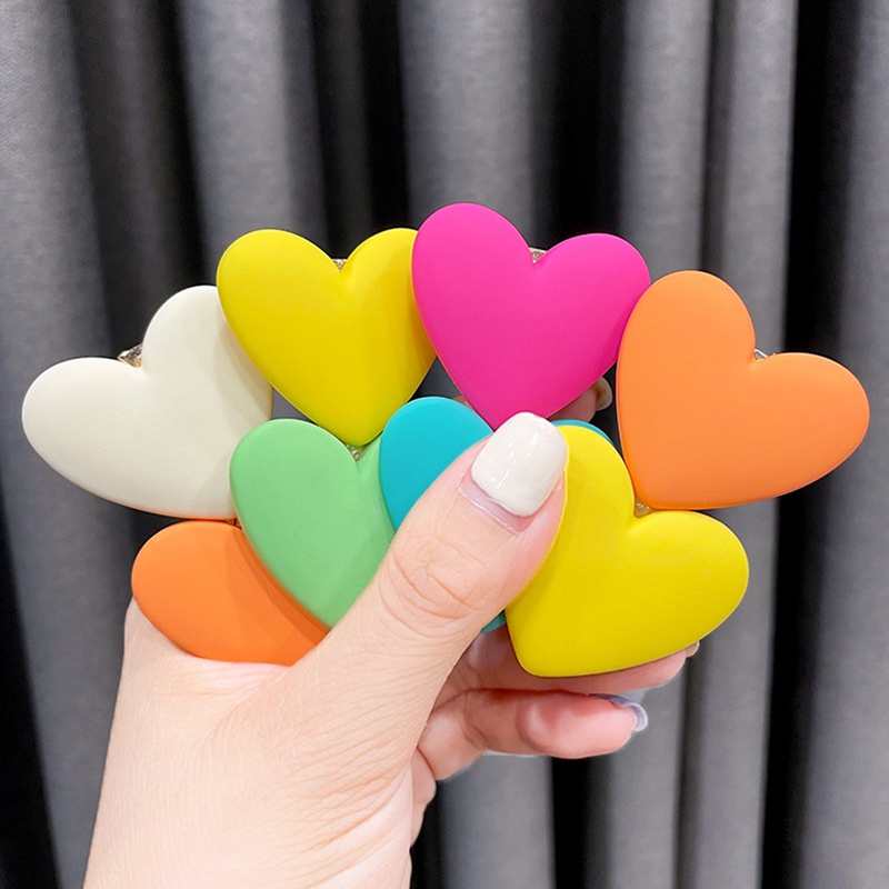 Kẹp Tóc Hình Trái Tim Dễ Thương Cho Nữ