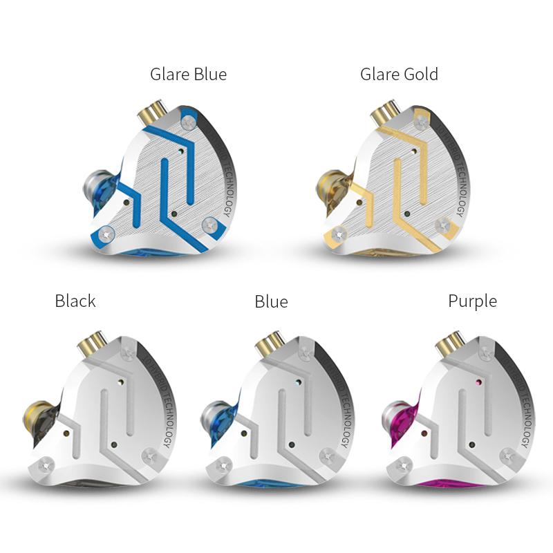 KZ high appearance level ZS10 Pro new good sound quality sports game popular music universal headphones, for xiaomi huawei apple  4BA+1DD Hybrid technology, headphone head cable separation, 0.75mmpin 3.5mm plug zs10pro