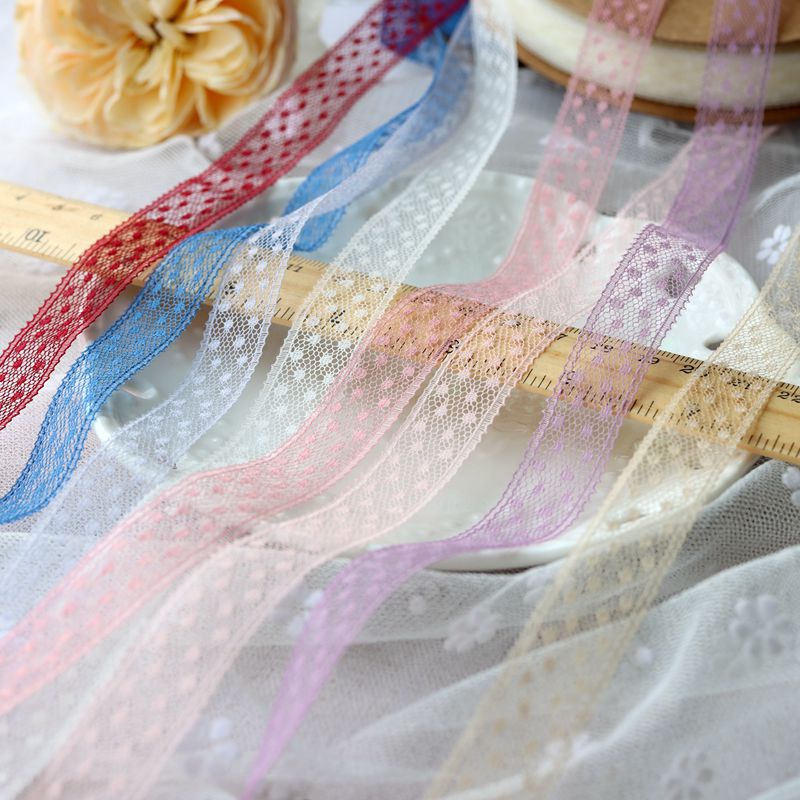 Dây ruy băng in họa tiết chấm mi dùng làm đồ thủ công / may vá diy