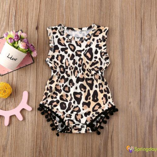 SPRINGDAY-Newborn Baby Girl Sleeveless Romper Bodysuit Jumpsuit Sunsuit Age for 0-24 Months