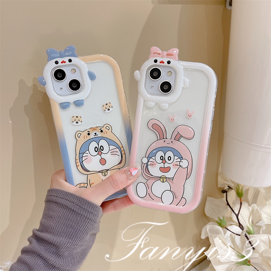 Ốp Điện Thoại Mềm Trong Suốt Hình Mèo / Hổ Cho iPhone 14 13 12 11 Pro Max X XR Xs Max 8 7 6 6s Plus SE 2020