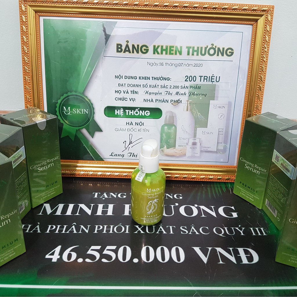 Serum Tái Tạo Da Nhân Sâm MQ Skin (Chính Hãng)