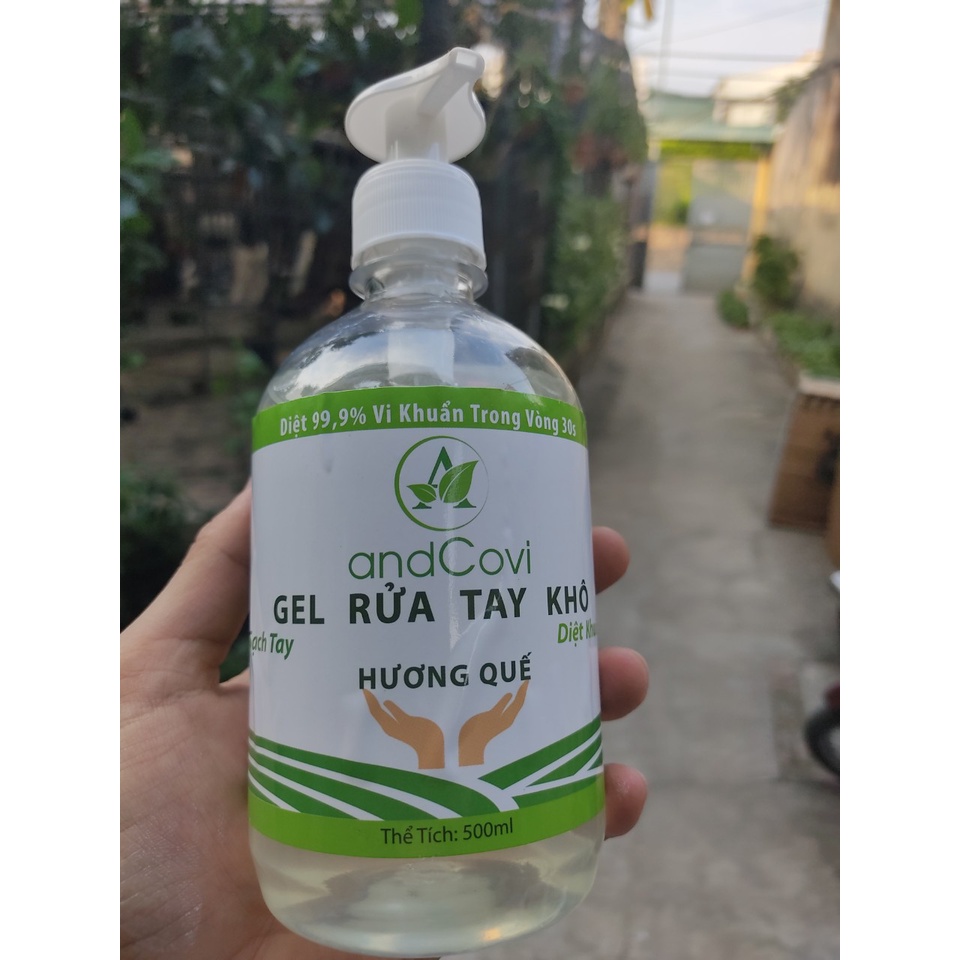 Gel rửa tay khô hương quế AndCovi (100ml/500ml) - Sạch tay, diệt khuẩn, thơm nhẹ | BigBuy360 - bigbuy360.vn