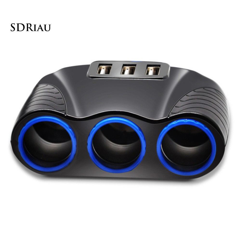 Tẩu sạc ô tô ba chiều 12-24V