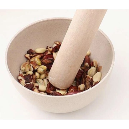 Cây cán bột GỖ cán bột mì size 28cm