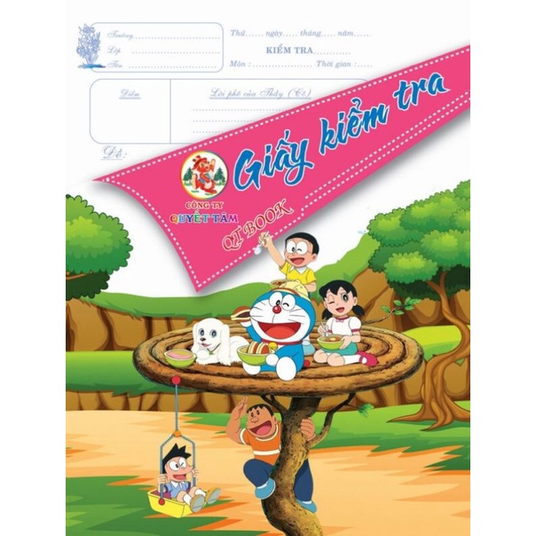 Tập kiễm tra  loại dầy 80gsm