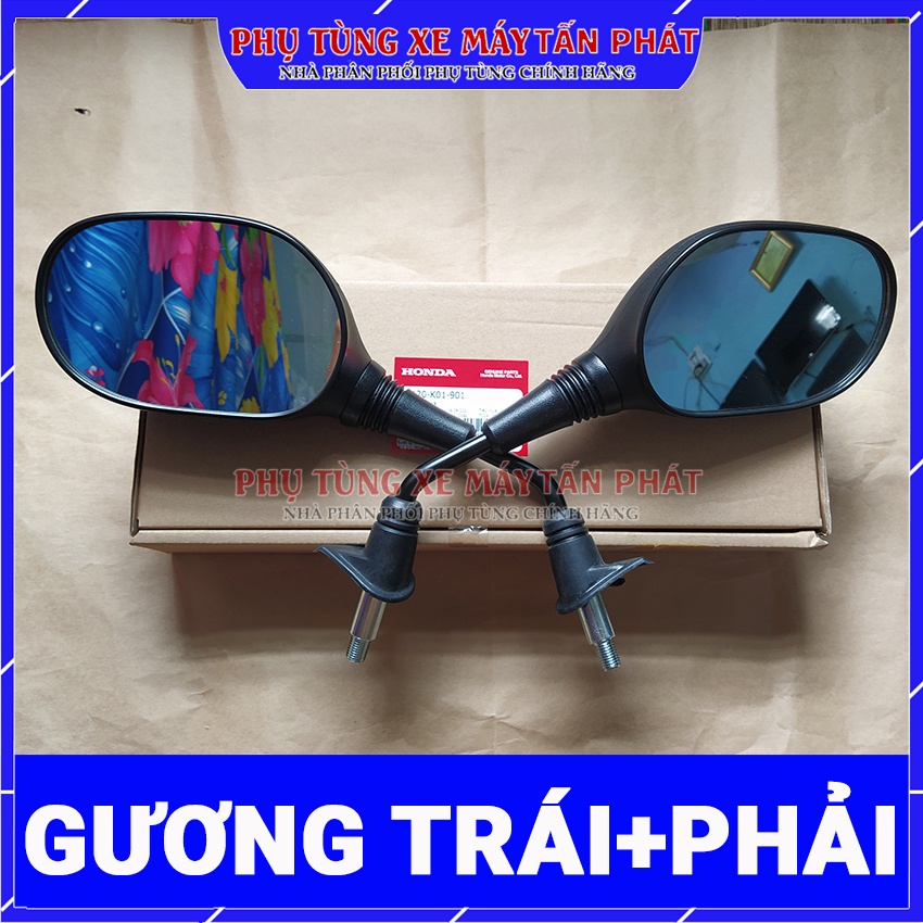 Bộ Gương kính Chiếu Hậu Xe Máy SH Việt 2012-2013-2014-2015-2016 Chính Hãng Honda