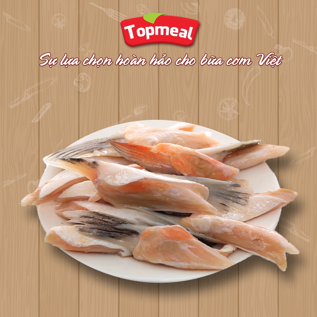 HCM - Vây cá hồi Topmeal  - Thích hợp với các món chiên giòn, kho, nướng, nấu lẩu -