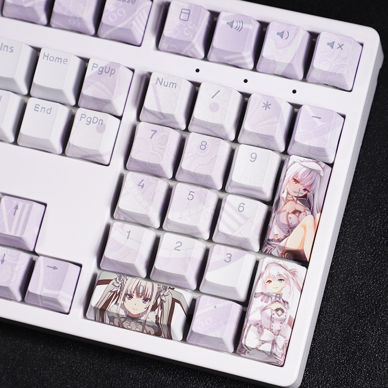 QUEEN Keycaps Cherry Hồ sơ Anime DATE · A · Chủ đề BULLET Thuốc nhuộm PBT Thăng hoa Bàn phím cơ truyền ánh sáng Keycap