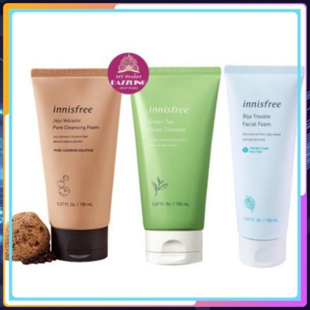 [Mẫu Mới] Sữa Rửa Mặt Innisfree 150ml FREESHIP TOÀN QUỐC 【K】 k
