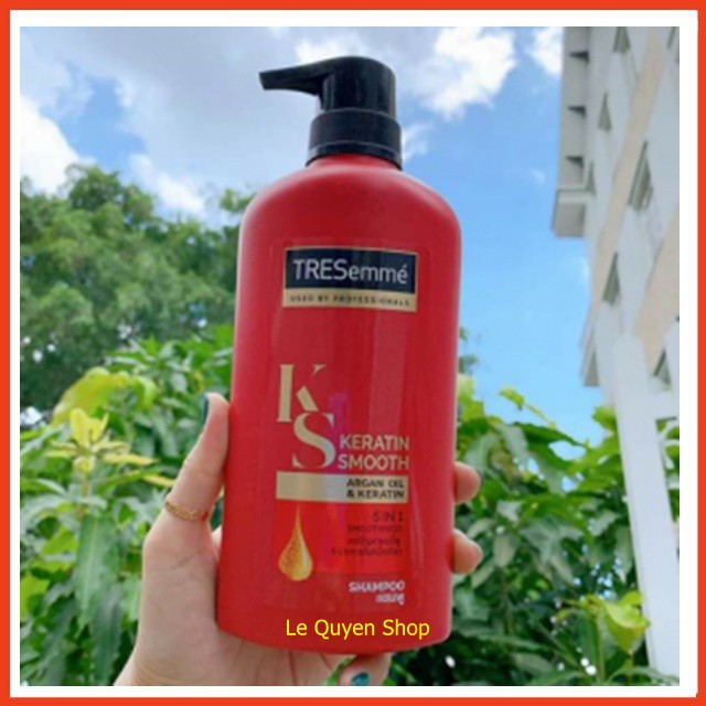 Dầu gội Tresemme Keratin Smooth màu đỏ 450ml Thái Lan