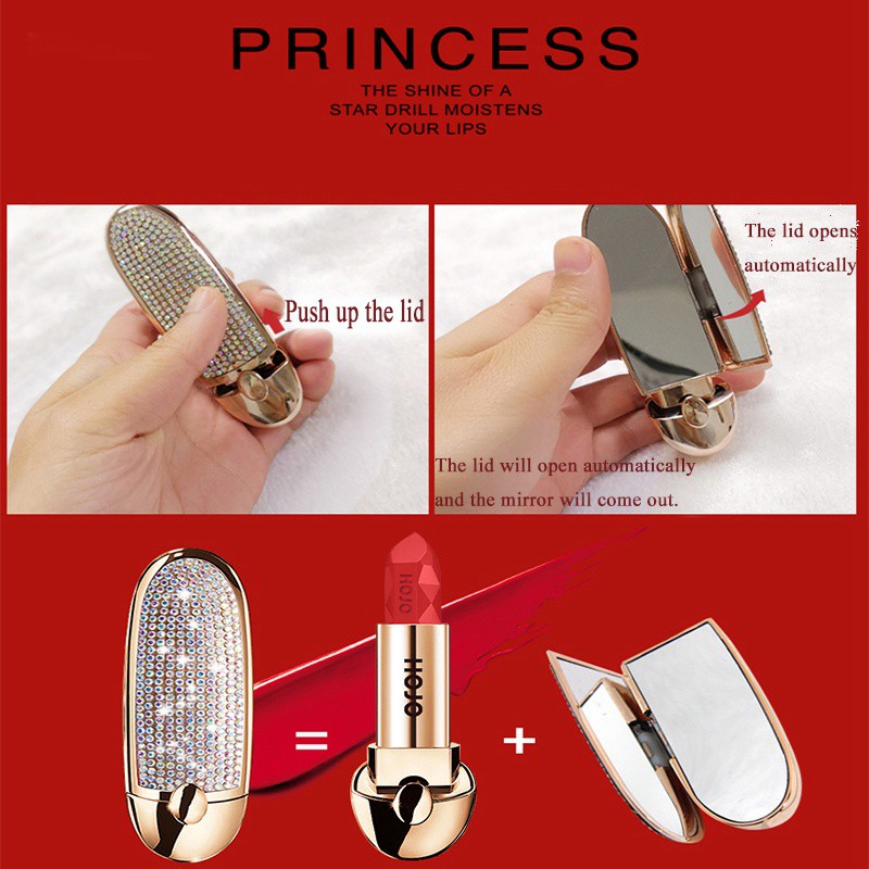 Son thỏi lì lâu trôi HOJO với thiết kế vỏ lấp lánh thời trang cho phái đẹp | BigBuy360 - bigbuy360.vn