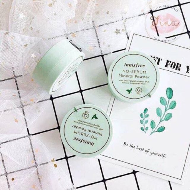 Phấn phủ kềm dầu Innisfree No sebum Mineral Pact | BigBuy360 - bigbuy360.vn
