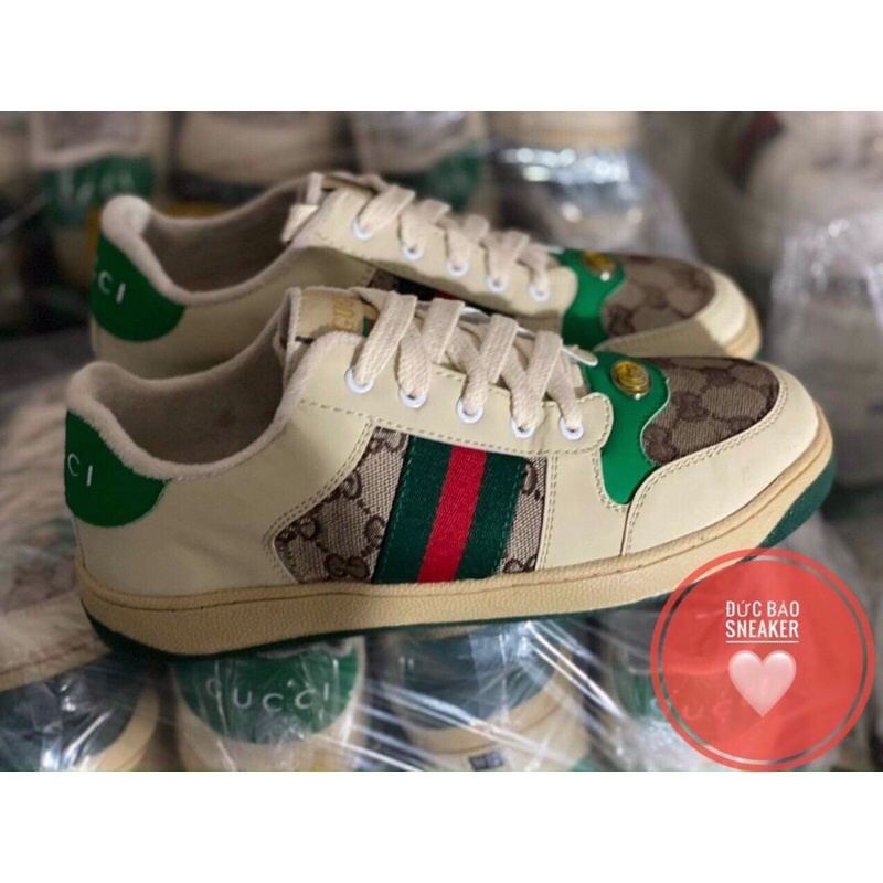 Giầy Gucci sơn tùng 11  ❤️tặng kèm dây giày❤️  hàng da lộn để cao su khâu chống trơn  , thể thao nam nữ sneaker cao cấp