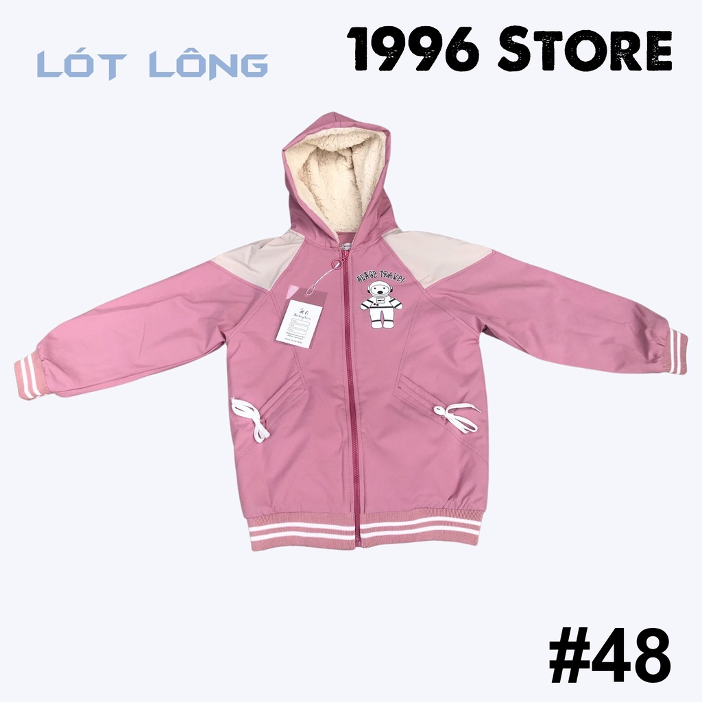 Áo gió cho bé gái lót lông và lót nỉ kiểu dáng dễ thương  cao cấp size 16-45kg | BigBuy360 - bigbuy360.vn