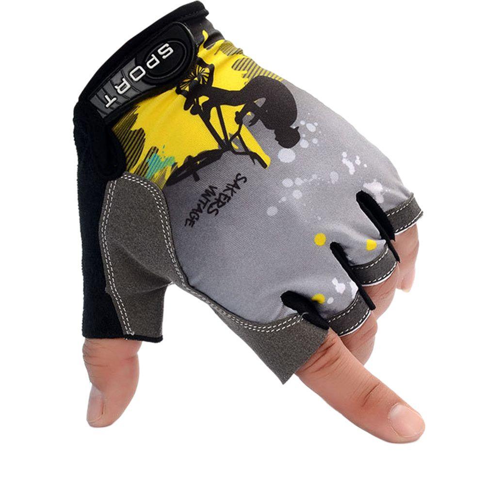 BACK2LIFE Găng Tay Thể Thao Hở Ngón Thoáng Khí Cho Nam Nữ