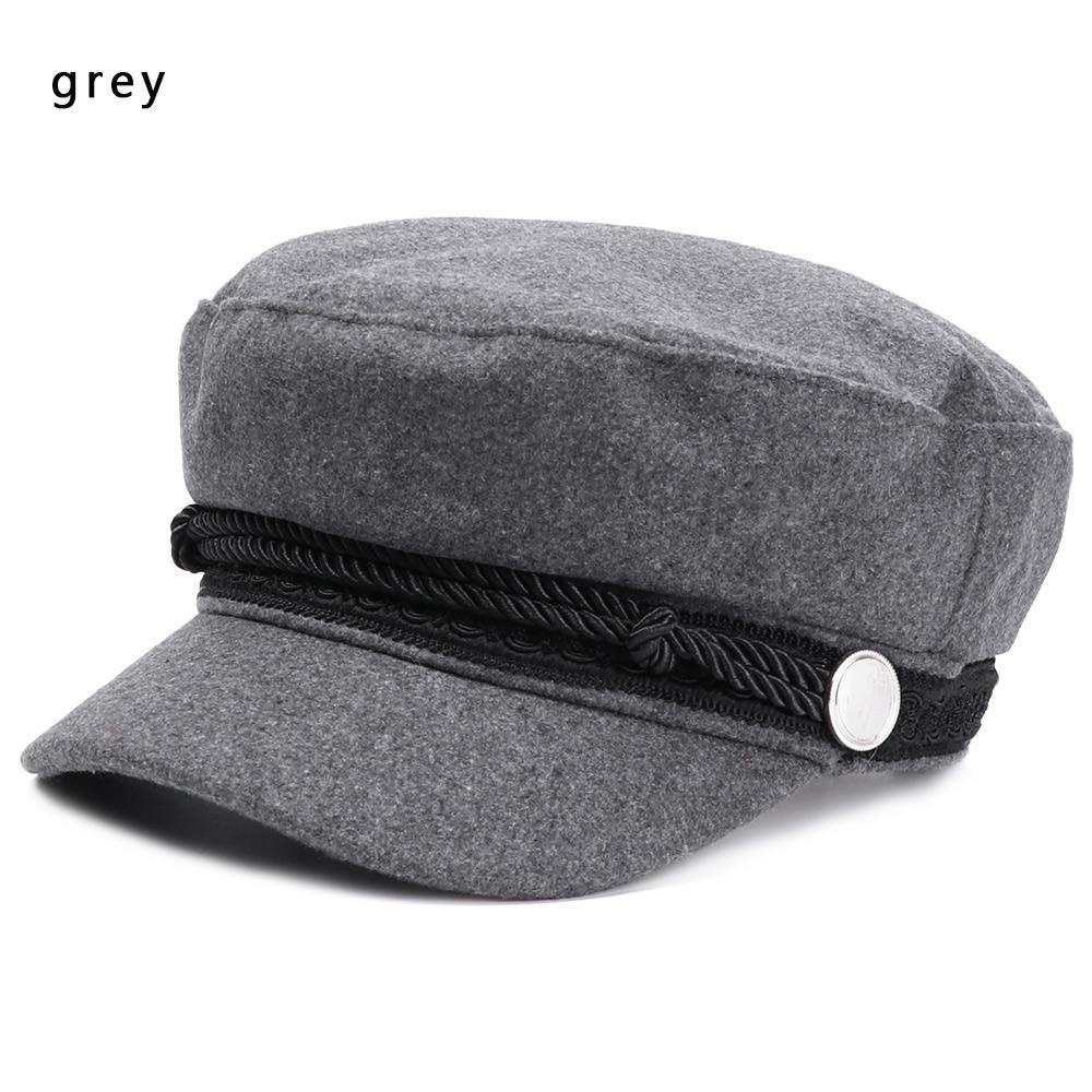 Mũ Beret Vải Nỉ Phẳng Phong Cách Thời Trang Unisex