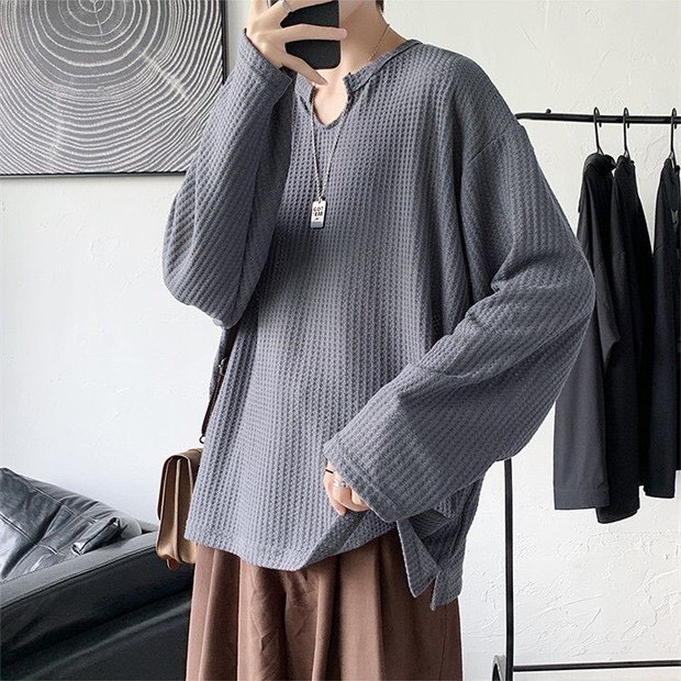 ÁO LEN THUN TỔ ONG CỔ KHOÉT VẢI MỀM HOT TREND