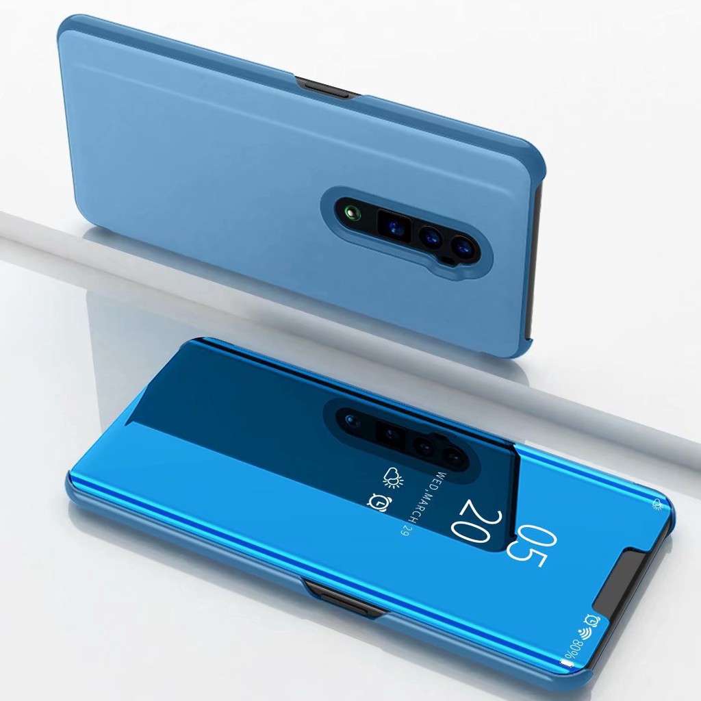 OPPO A31 A92 A9 2020 A52 A3 A3s A5s Reno 2Z 2F Case Clear View Electroplate Mirror Flip Stand Ốp điện thoại | BigBuy360 - bigbuy360.vn