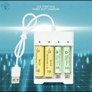 BỘ SẠC PIN AA VÀ AAA THÔNG MINH TỰ NGẮT KHI ĐẦY PIN