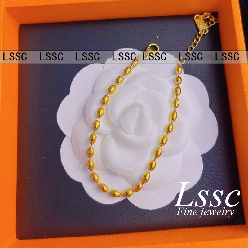 Vòng tay titan Lắc tay nữ không gỉ mạ vàng 18k thiết kế đơn giản phong cách thời trang thanh lịch mẫu mới 2022