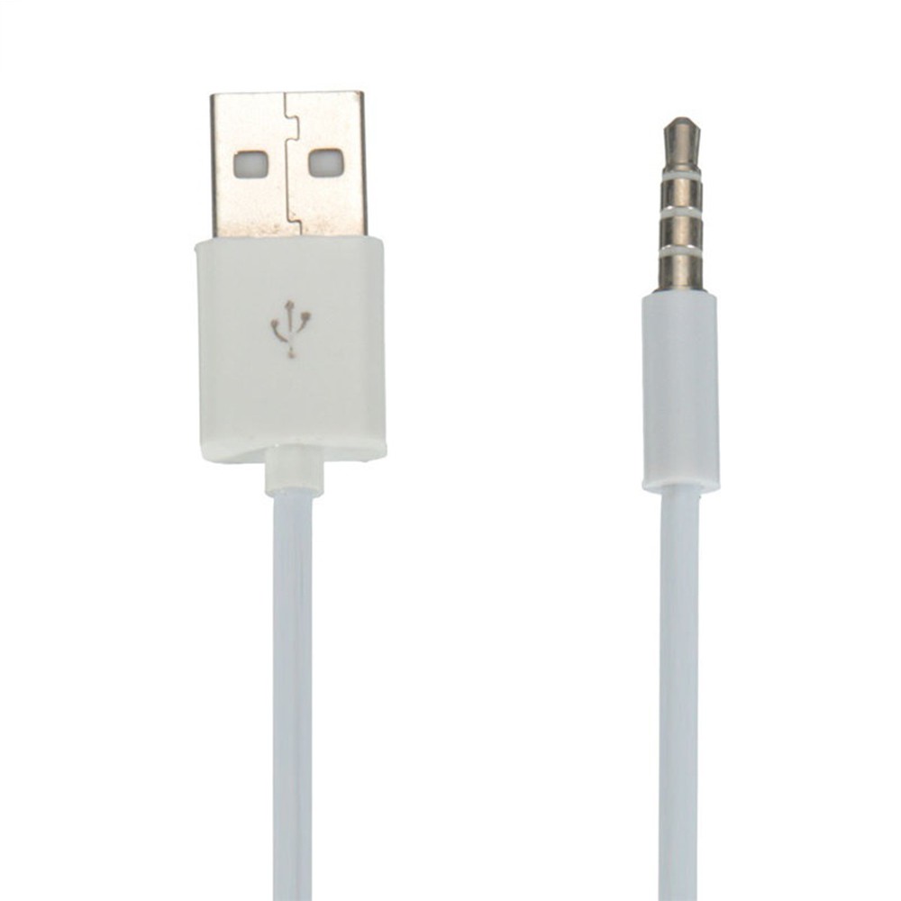 New Super Speed Portable Car MP3 Charge 3.5mm Headphone Audio USB 2.0 Cord Cable For Ipod Shuffle Adapter