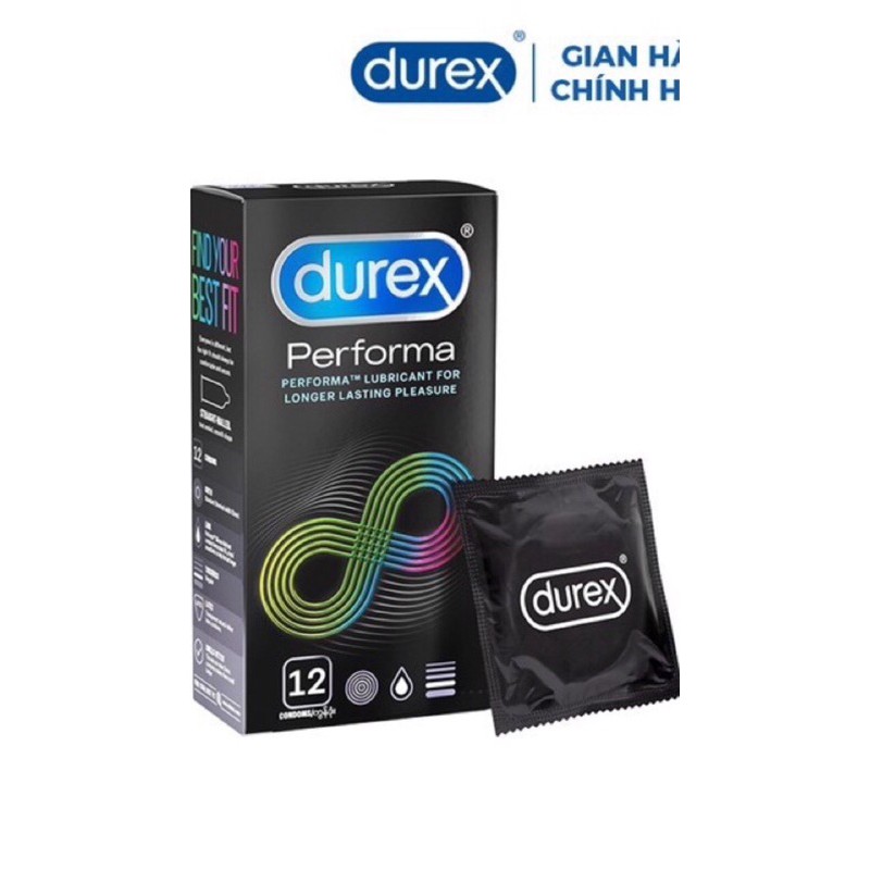 Bao cao su durex siêu kéo dãn hộp 12 chiếc