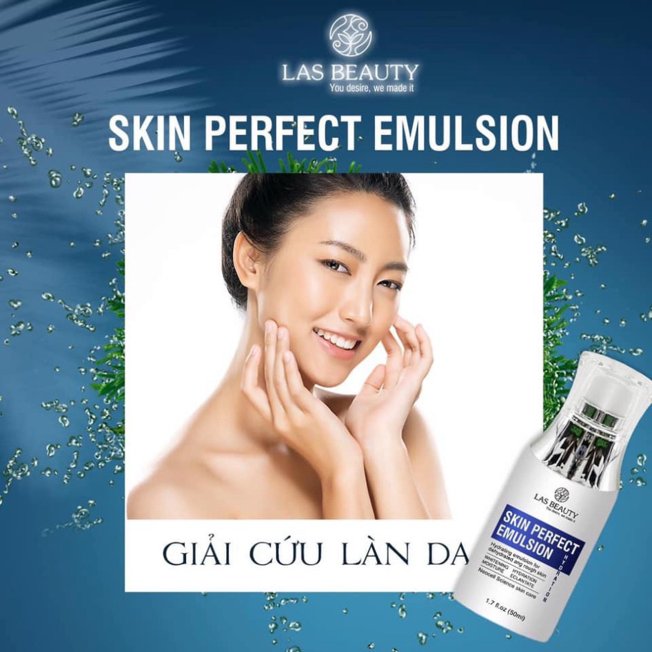 [100% Chính Hãng] sữa dưỡng rong nho Las beauty – Skin Perfect Emulsion las beauty  date mới