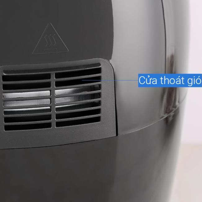 Nồi chiên không dầu 5L Rapido RAF 5.0M công nghệ Rapid Air, công suất 1500W bảo hành 12 tháng