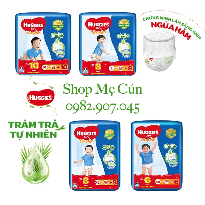 🌈 ☘️ Tã quần, Tã dán Huggies đủ size Sơ sinh NB70, S54, M76, L68, XL60, XXL54 🌸