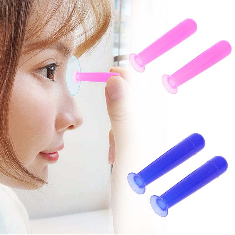 ✿ Cốc Hút Silicon Mềm Mini Di Động Tháo Kính Áp Tròng Chăm Sóc Sức Khỏe