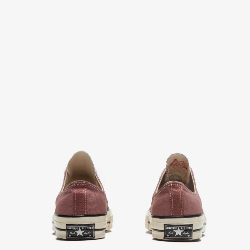 Giày Thể Thao Converse 1970s Vải Canvas Cổ Thấp Đế Cao Su Màu Hồng Chính Xác Cho Học Sinh