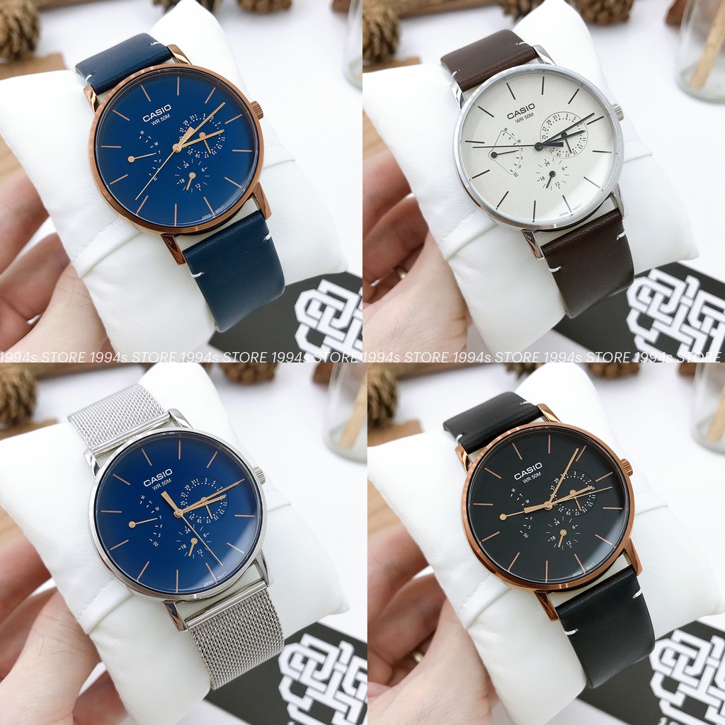 Đồng hồ nam Casio MTP-E320 Series chống nước 50m, size 40mm, hàng chính hãng
