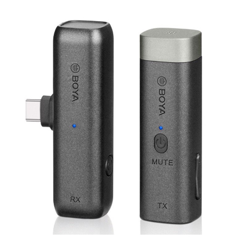 Micro Thu Âm Không Dây True-Wireless Cho Các Thiết Bị IOS, Android Smartphone, Cameras 2.4 GHz Boya BY-WM3D / BY-WM3U