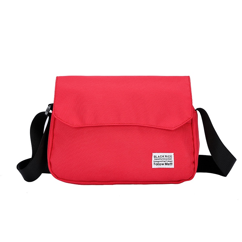 túi xách hàng ngày cặp đôi màu đồng nhất TTF180 Túi Đeo Chéo Canvas Thời Trang Hàn Quốc Học Sinh Sinh Viên Đi Học , Đi Chơi