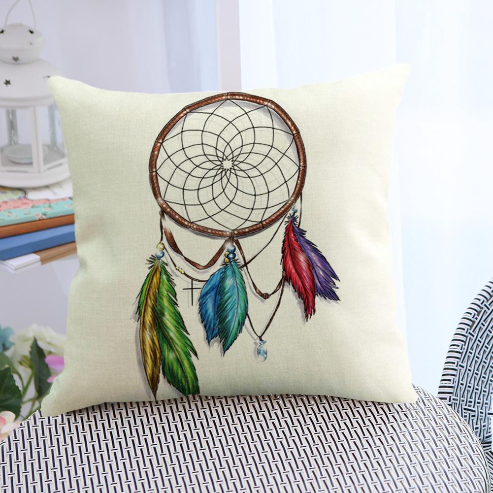 Áo gối cỡ 45*45cm in hình Dream Catcher ấn tượng