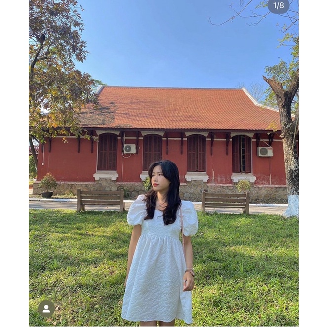 Đầm trắng libe size S