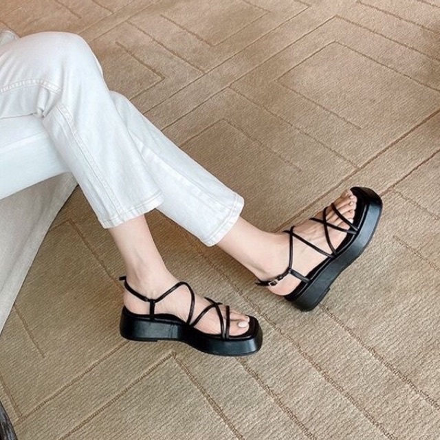 Sandal Đế Xuồng Dây Mảnh