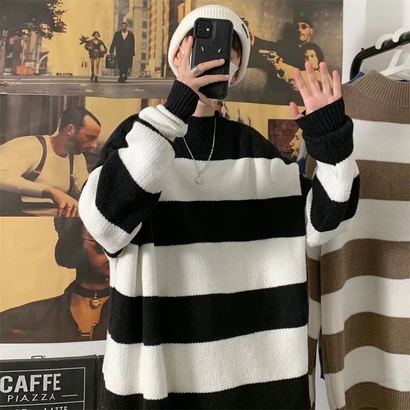 Áo len dài tay cổ cao thời trang Hàn Quốc cho nam