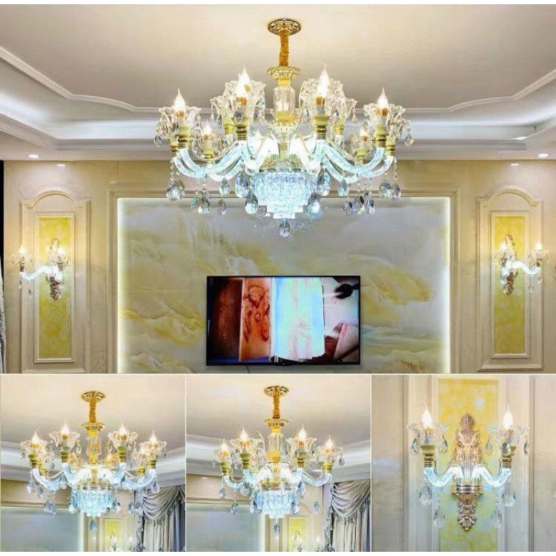 Đèn chùm MONSKY RINAD 15 tay hiện đại trang trí nội thất cao cấp [ẢNH THẬT 100%