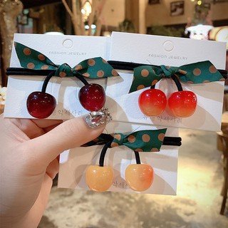 Dây cột tóc cherry dễ thương xinh xắn đáng yêu nữ tính