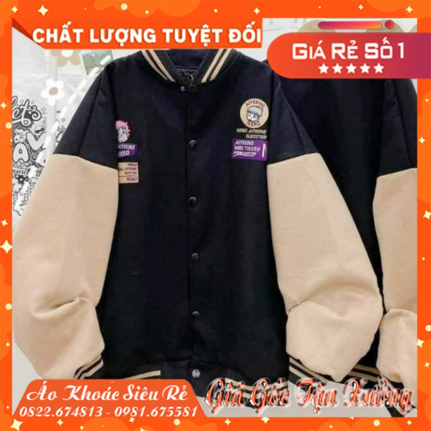 (Siêu Rẻ) ÁO KHOÁC BOMBER NỈ NGOẠI (HD2470 - Kèm Ảnh Thật)