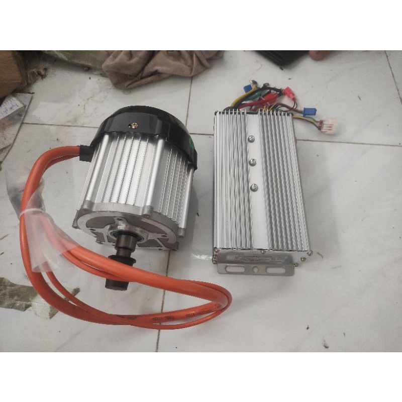 Động Cơ Không Chổi Than 1.5kW + Khiển 3kW 48/60V