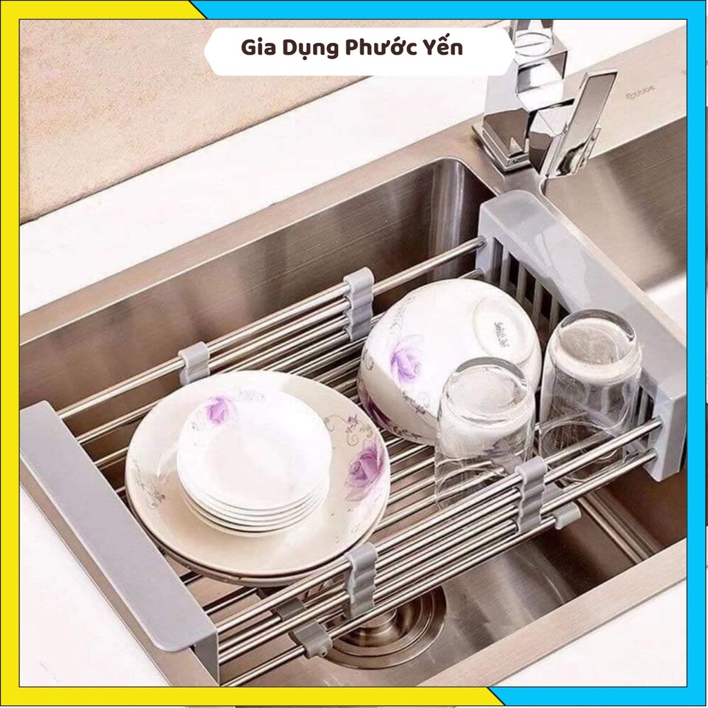 Khay inox gấp gọn tiện dụng cho nhà bếp